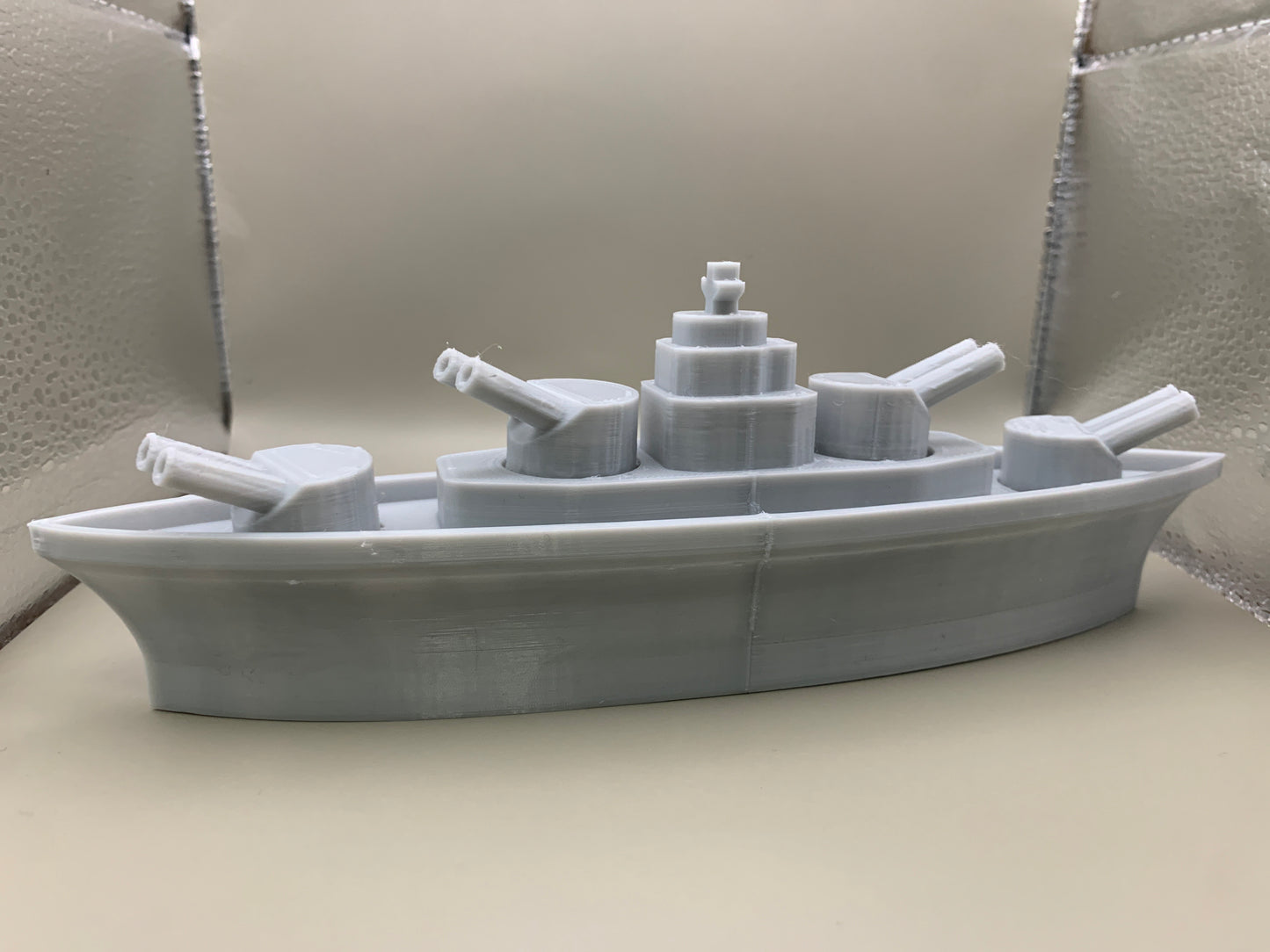 Battleship with Rotating Turrets