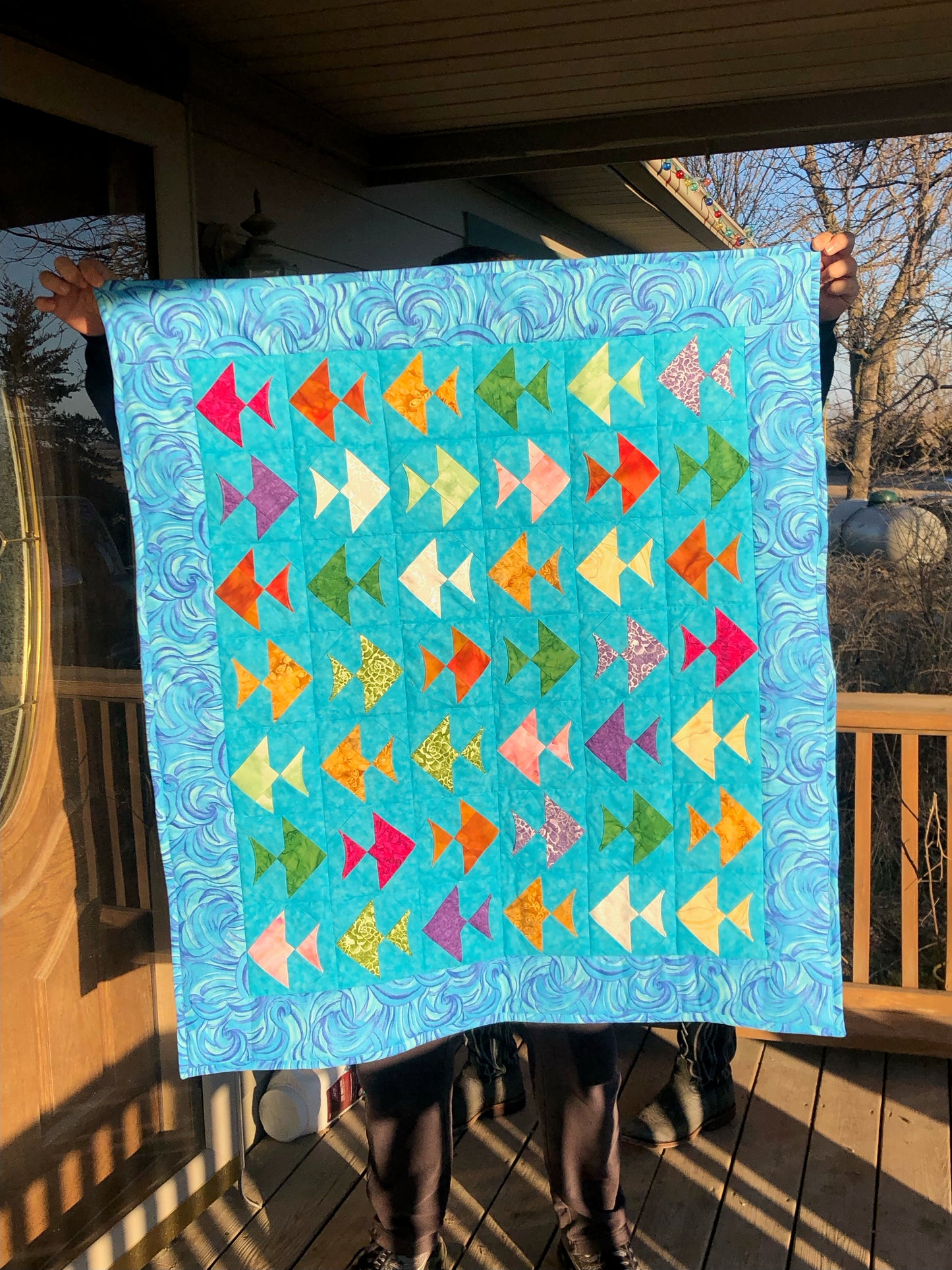 Fish Baby Quilt