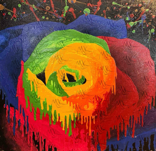 Rainbow Rose